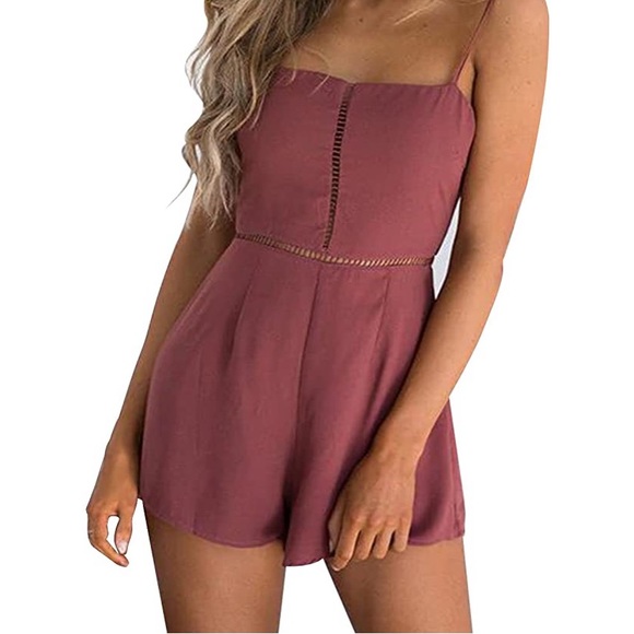 YOINS Pants - YOINS High Waist Casual Romper with Pockets